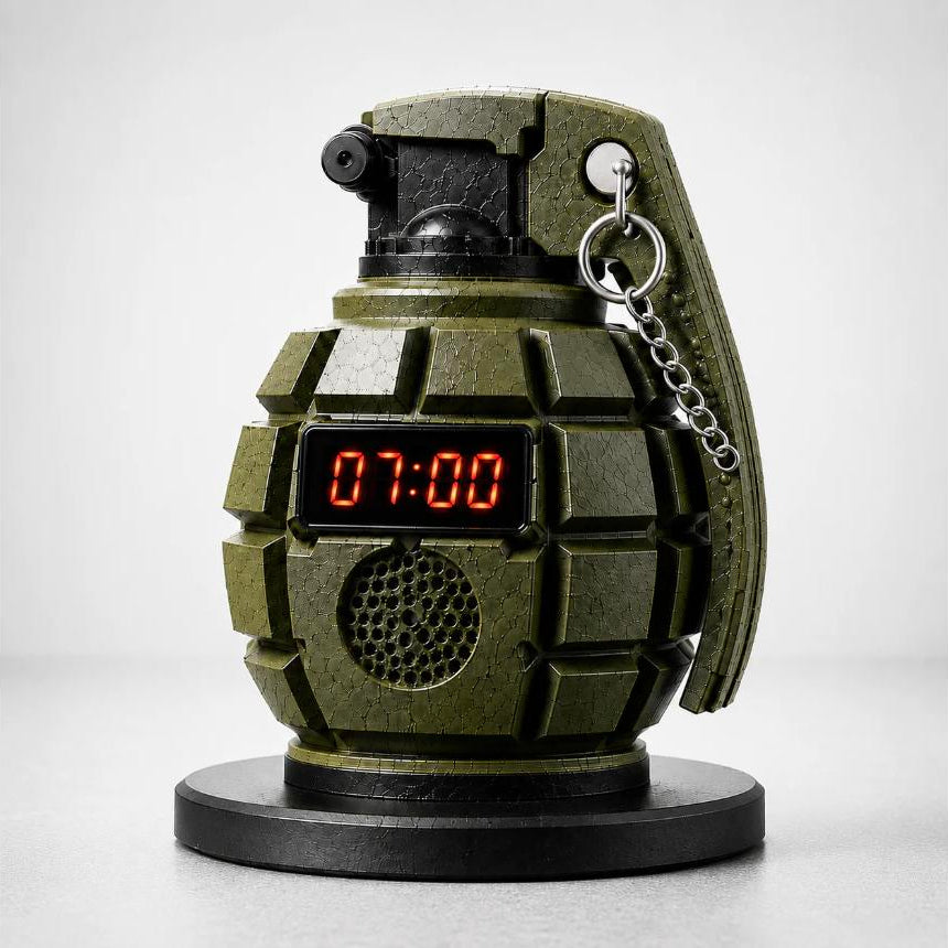 PinBack™ Grenade Alarm Clock