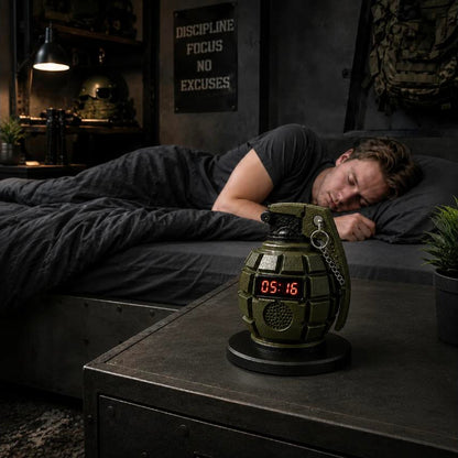 PinBack™ Grenade Alarm Clock